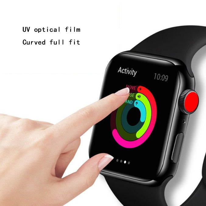 Suitable for Apple Watch7 Full Cover UV Watch Film iWatch7 41 45MM Watch Screen Saver